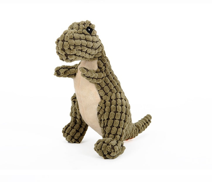 Durable Dinosaur Dog Toys: Squeaky, Plush Fun!