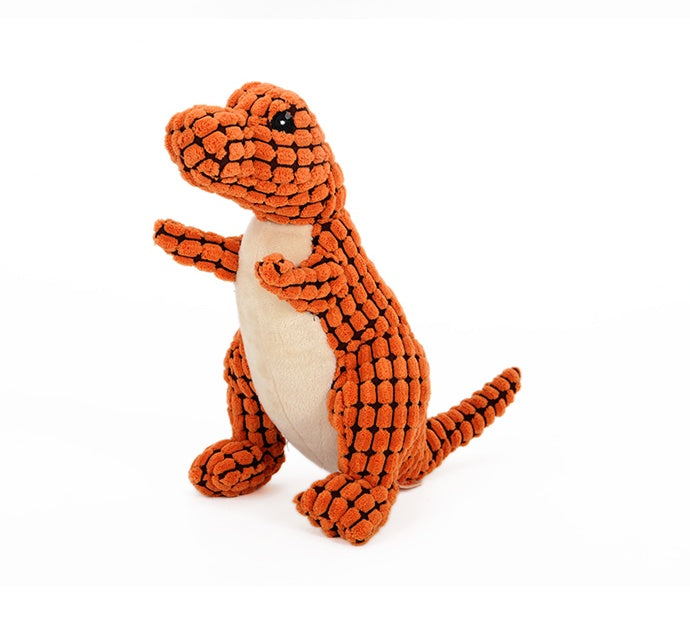 Durable Dinosaur Dog Toys: Squeaky, Plush Fun!