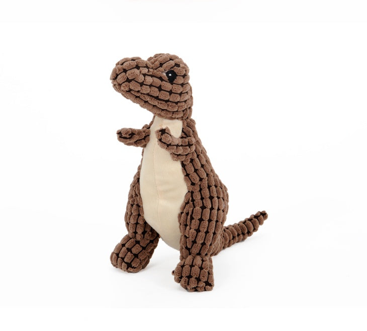 Durable Dinosaur Dog Toys: Squeaky, Plush Fun!
