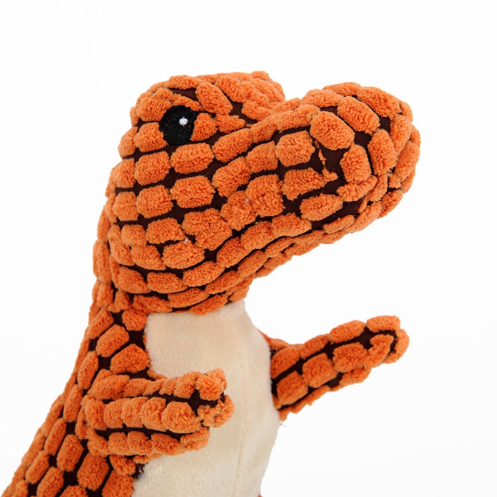 Durable Dinosaur Dog Toys: Squeaky, Plush Fun!